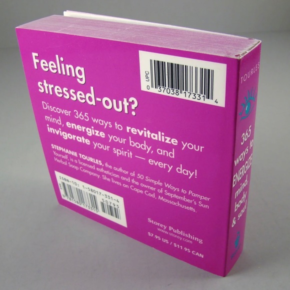 365 Ways to Energize Mind, Body & Soul — A Book by Stephanie Tourles - - Picture 2 of 7